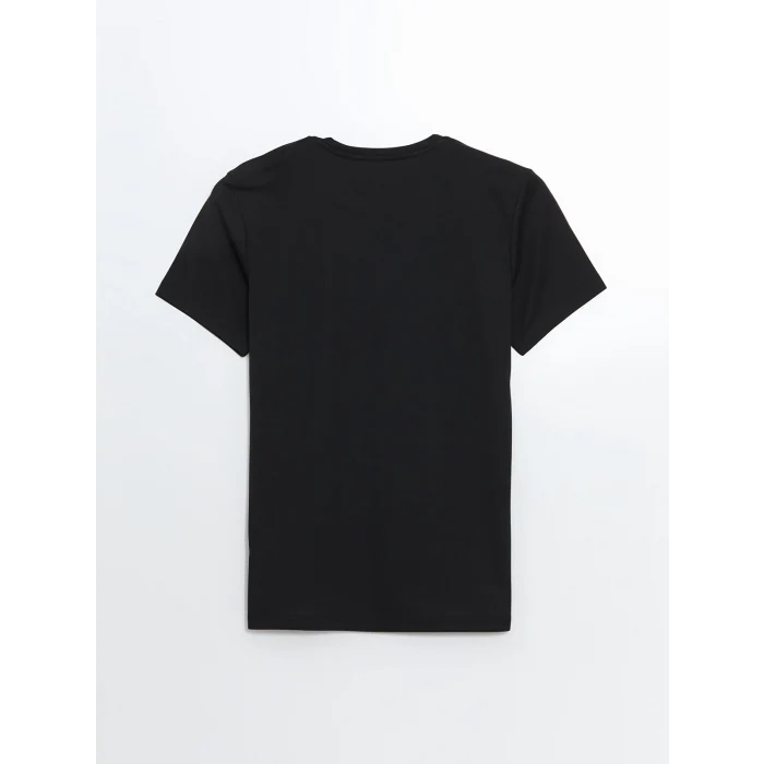 XSIDE ACTIVE Siyah DRY-TECH Bisiklet Yaka Kısa Kollu Erkek Spor Tişört