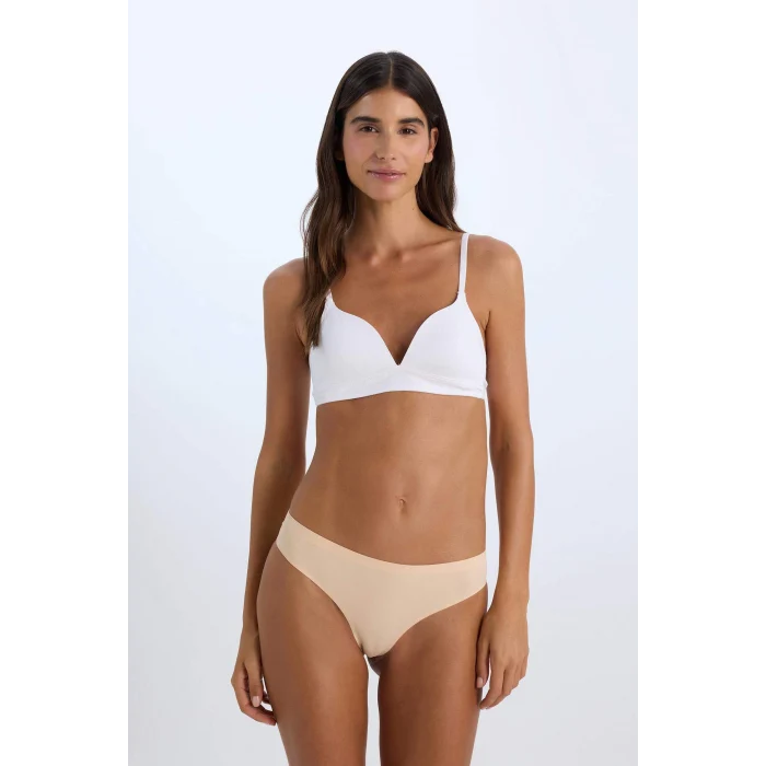 Defacto X9027 Beyaz Pamuklu Comfort Pedli Bra-Fall in Love