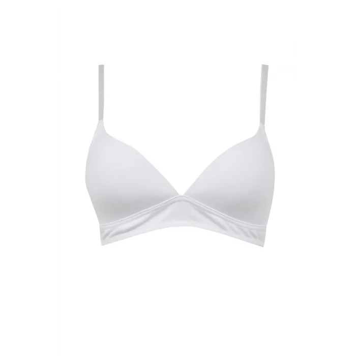 Defacto X9027 Beyaz Pamuklu Comfort Pedli Bra-Fall in Love