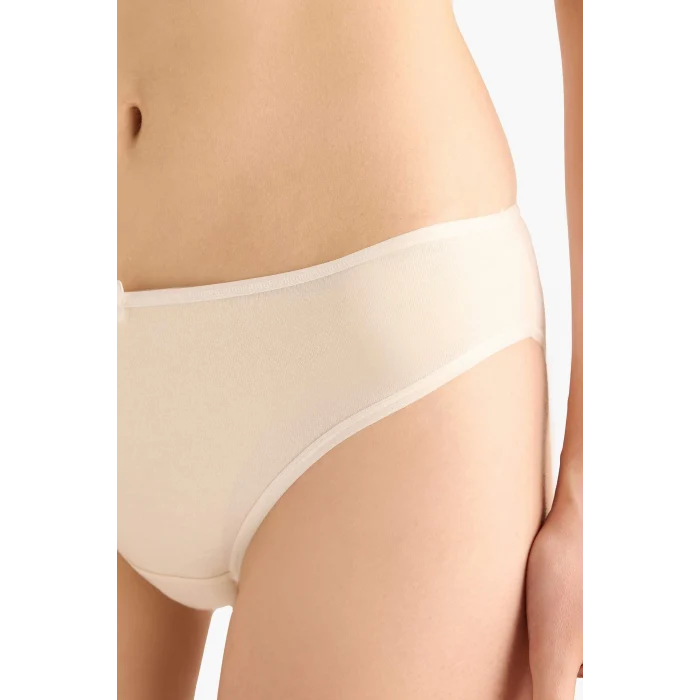 Defacto E7573 Beyaz 3lü Brief Külot-Fall in Love