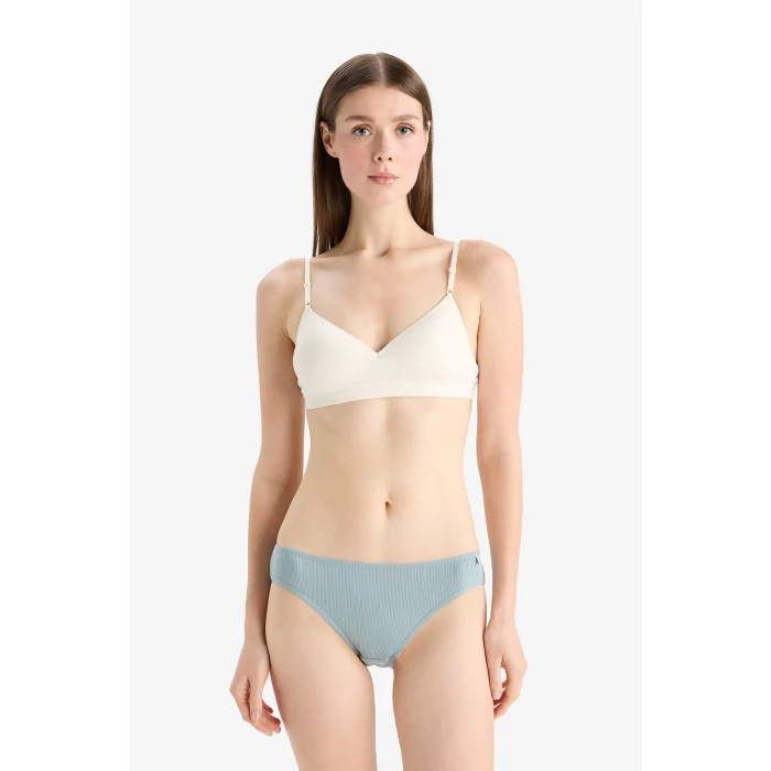 Defacto E7576 Turkuaz Ribana 3lü Brief Külot-Fall in Love