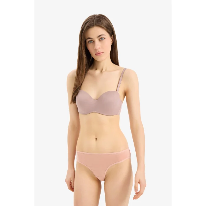 Defacto E4880 Bej 3lü Brazilian Külot-Fall in Love