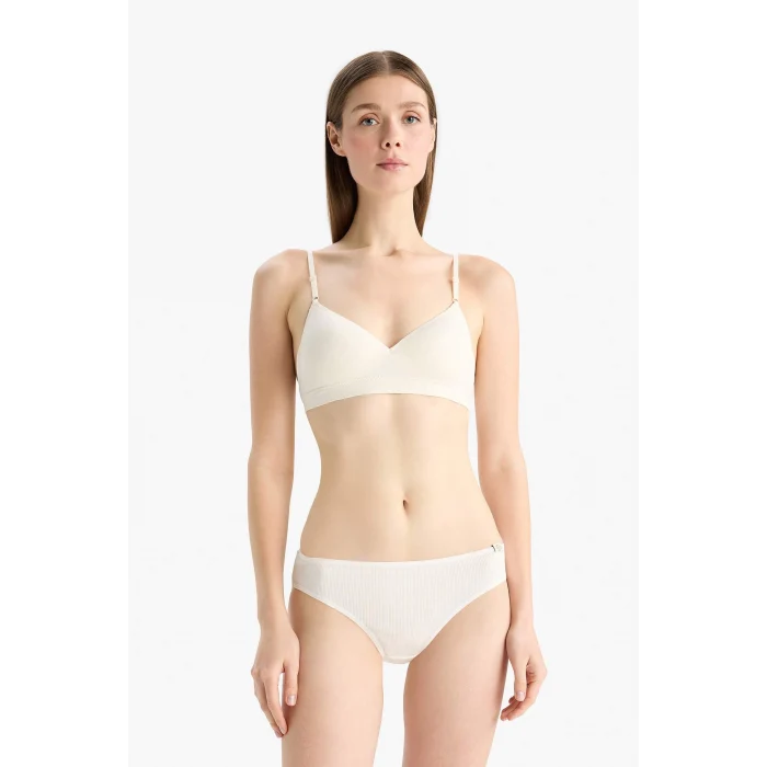 Defacto D6404 Mavi Ribana 3lü Askılı Brief Külot-Fall in Love