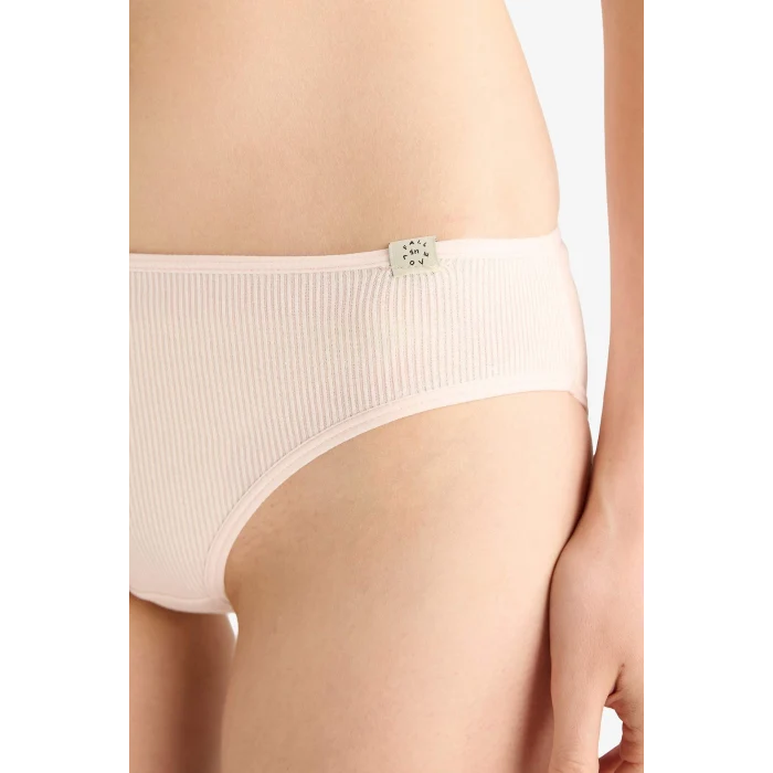 Defacto D6404 Yeşil Ribana 3lü Askılı Brief Külot-Fall in Love