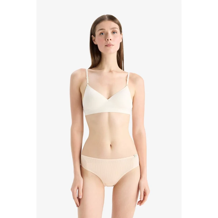 Defacto D6404 Yeşil Ribana 3lü Askılı Brief Külot-Fall in Love