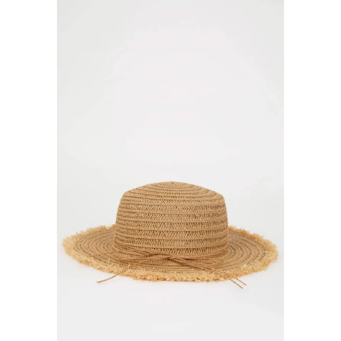Defacto N4408 Bej Kadın Hasır Şapka