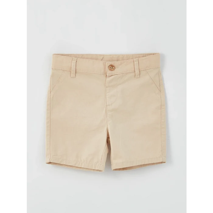 LCW baby Beyaz Kısa Kollu Baskılı Erkek Bebek 3lü Takım