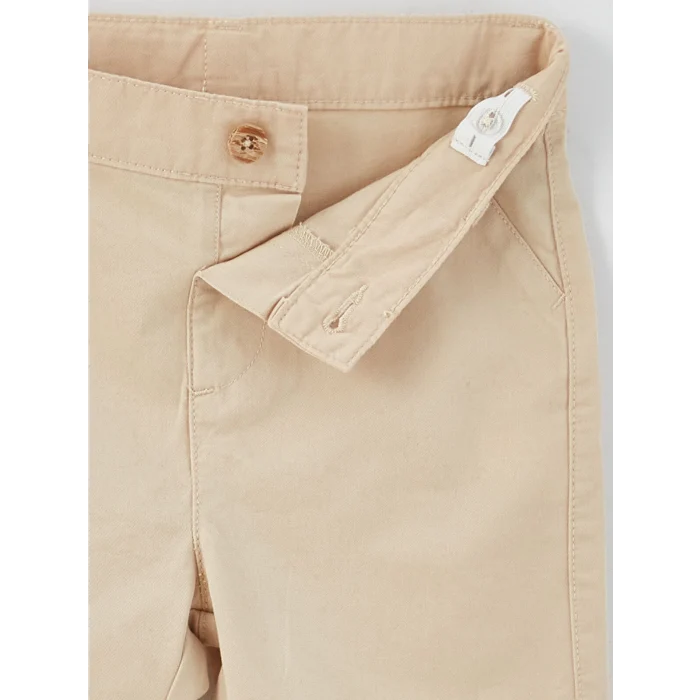 LCW baby Beyaz Kısa Kollu Baskılı Erkek Bebek 3lü Takım