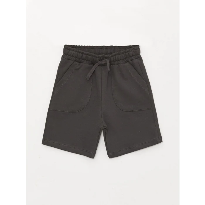 LCW baby Mercan Bisiklet Yaka Kısa Kollu Erkek Bebek Tişört ve Şort 2li Takım