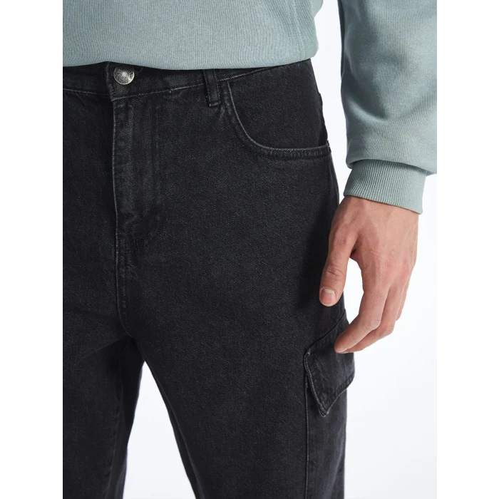 LCW Jeans Antrasit Baggy Fit Erkek Jean Pantolon