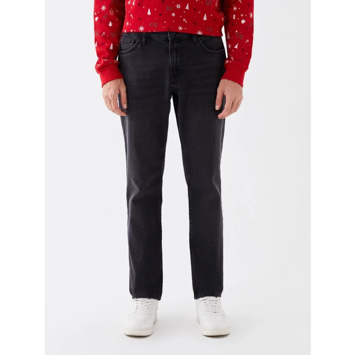 XSIDE Siyah 750 Slim Fit Erkek Jean Pantolon