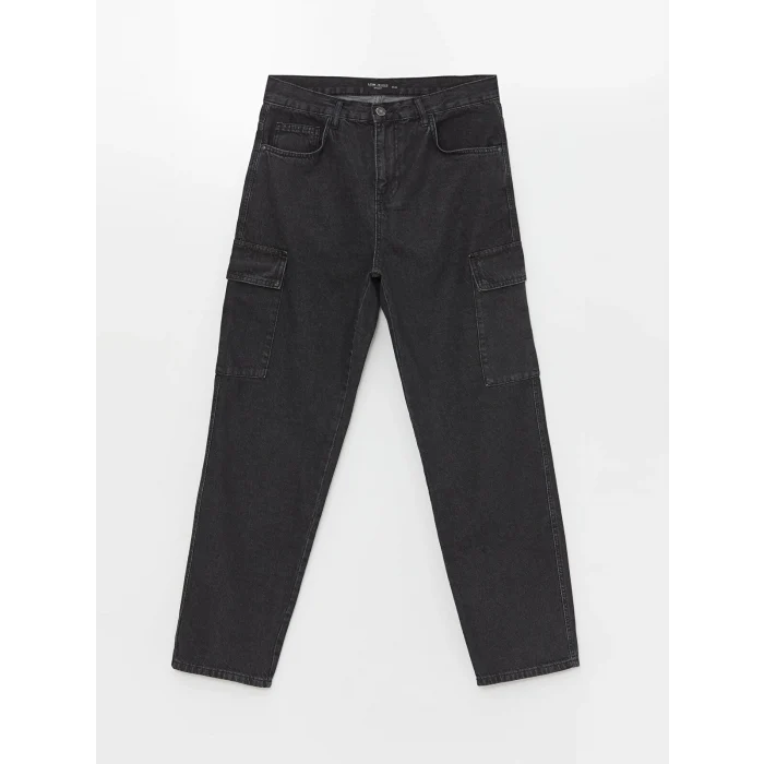 LCW Jeans Antrasit Baggy Fit Erkek Jean Pantolon