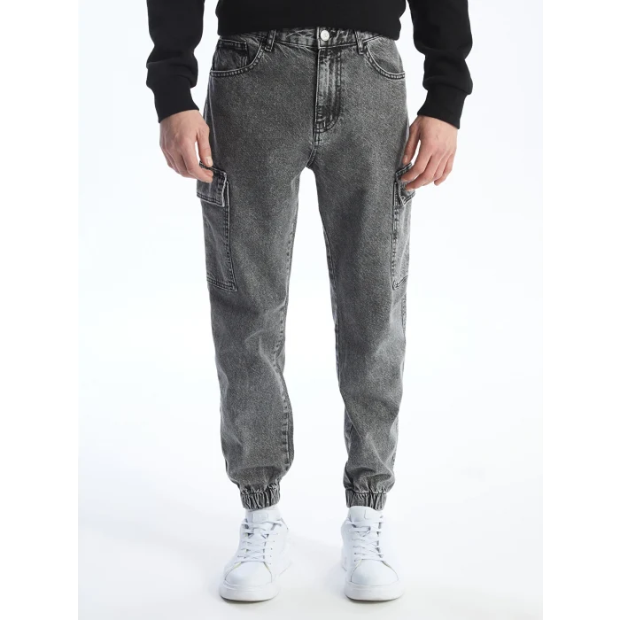 LCW Jeans Antrasit 780 Jogger Erkek Kargo Jean Pantolon