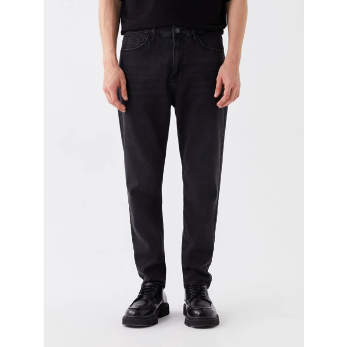 XSIDE Siyah 730 Havuç Kalıp Erkek Jean Pantolon