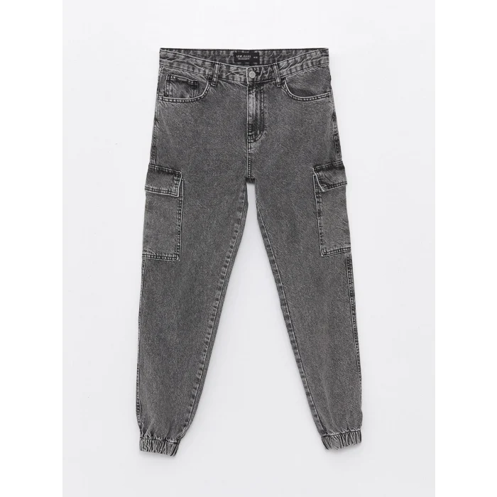 LCW Jeans Antrasit 780 Jogger Erkek Kargo Jean Pantolon