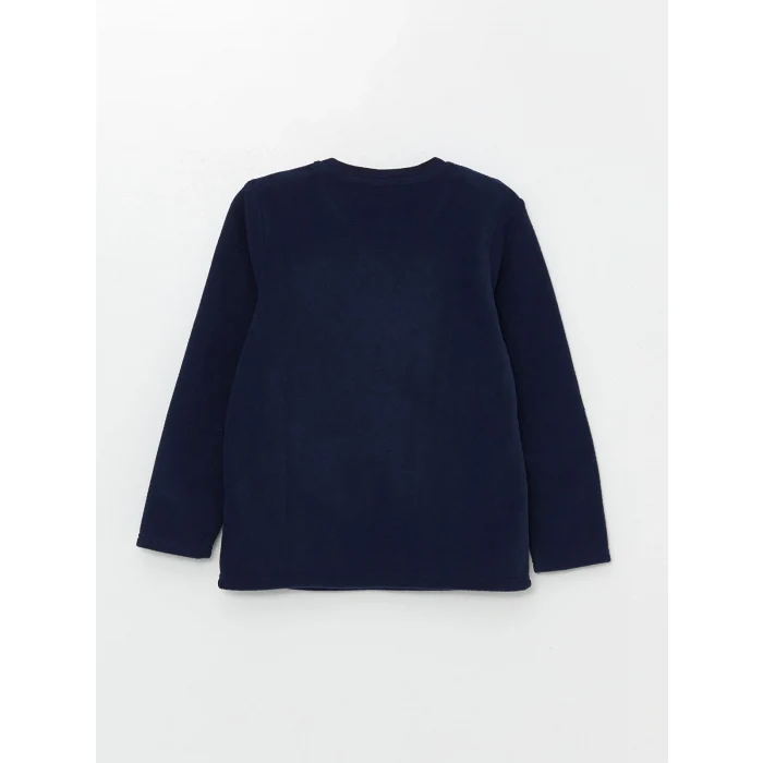 LCW Kids Lacivert Bisiklet Yaka Erkek Çocuk Pijama Takımı