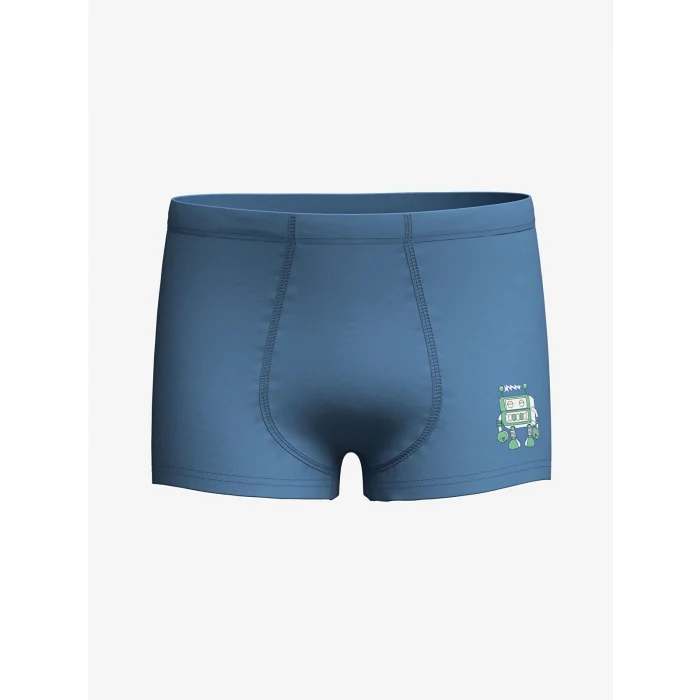 LCW Kids Mavi Baskılı Erkek Çocuk Boxer 3lü