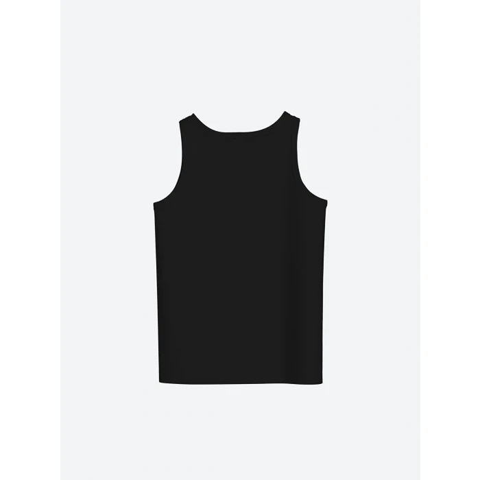 LCW Kids Siyah Bisiklet Yaka Basic Erkek Çocuk Atlet 2li