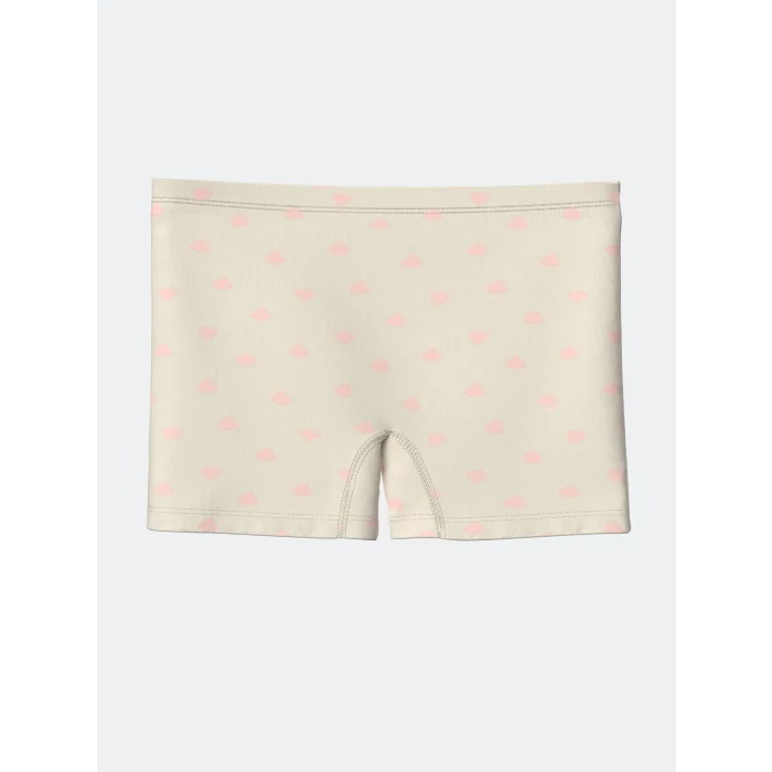 LCW Kids Bej Baskılı Kız Çocuk Boxer 3lü