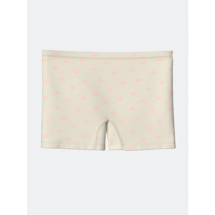 LCW Kids Bej Baskılı Kız Çocuk Boxer 3lü