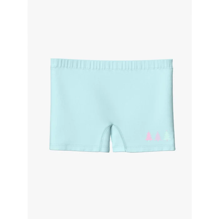 LCW Kids Beyaz Baskılı Kız Çocuk Boxer 3lü