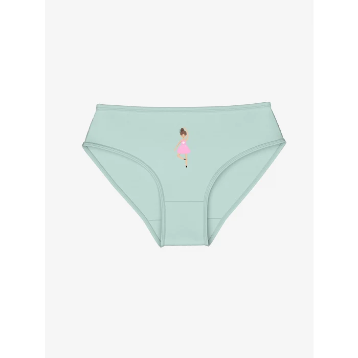 LCW Kids Beyaz Baskılı Kız Çocuk Külot 3lü