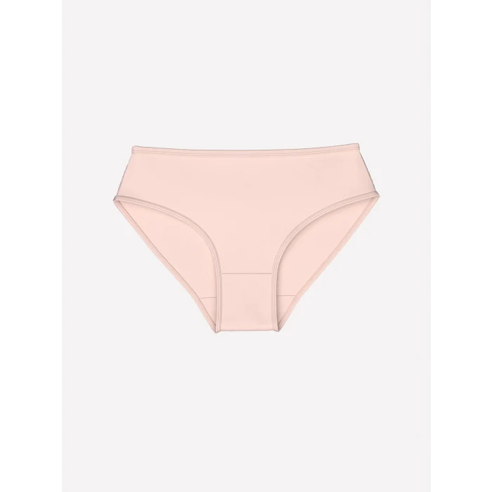 LCW Kids Ekru Baskılı Kız Çocuk Külot 3lü