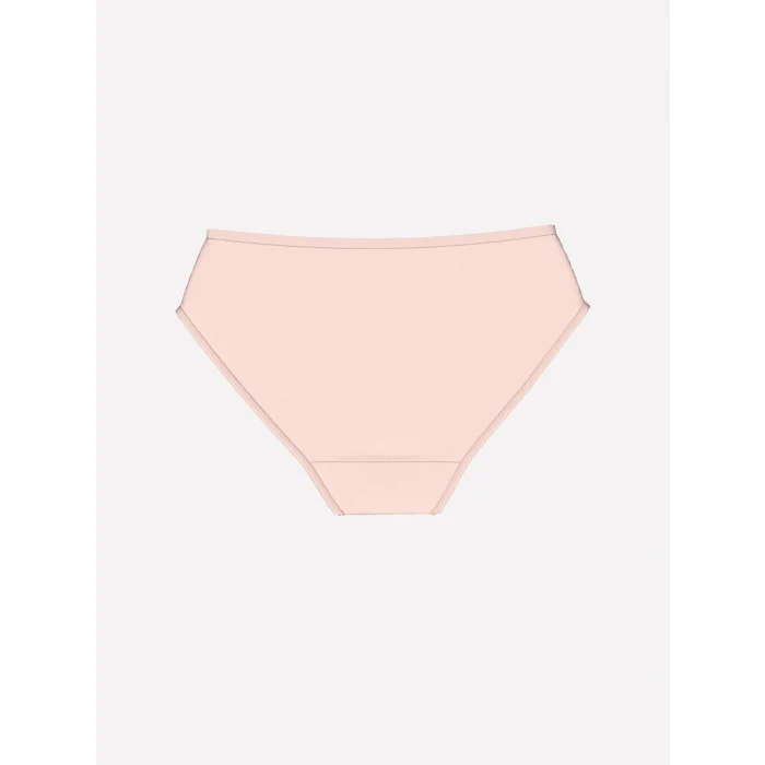 LCW Kids Ekru Baskılı Kız Çocuk Külot 3lü