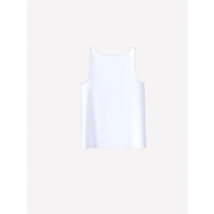 LCW Kids Beyaz Baskılı Kız Çocuk Atlet 2li