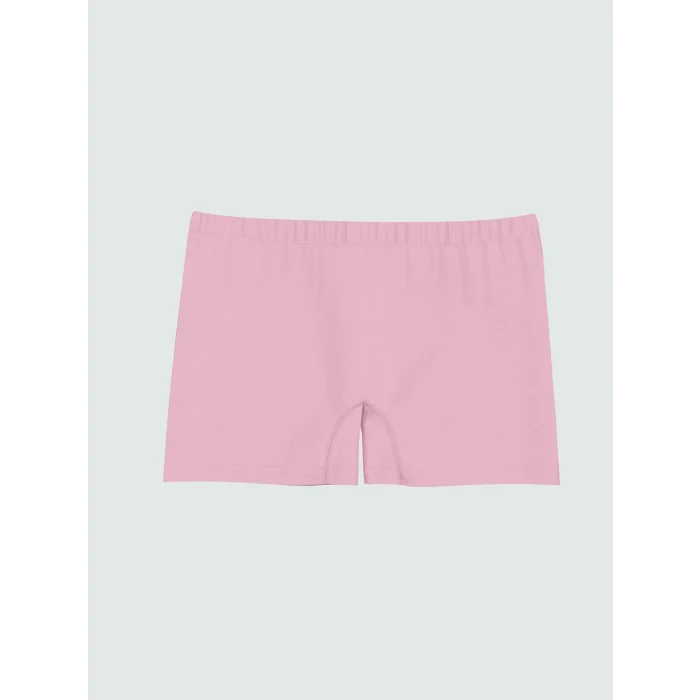 LCW Kids Beyaz Baskılı Kız Çocuk Boxer 3lü