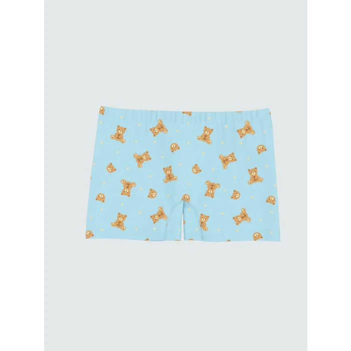 LCW Kids Pembe Ayı Teddy Baskılı Kız Çocuk Boxer 3lü