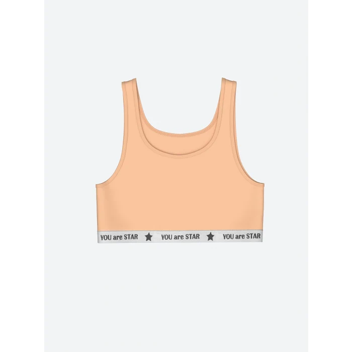 LCW Kids Gri Baskılı Kız Çocuk Büstiyer 2li