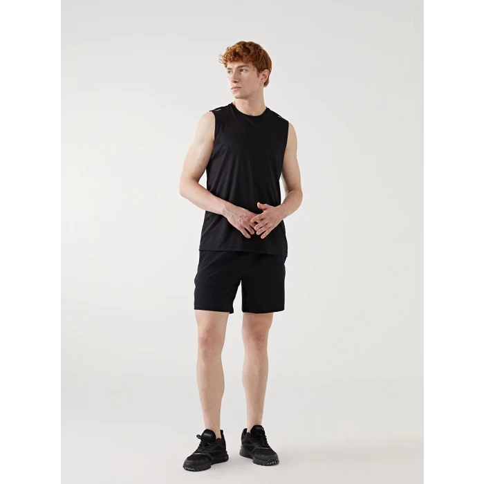 XSIDE ACTIVE Siyah Standart Kalıp Erkek Spor Şort