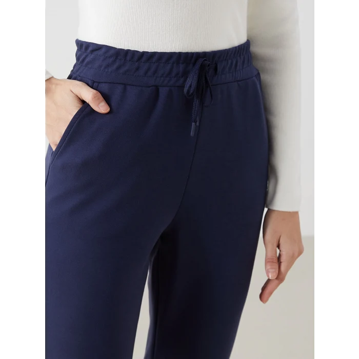 LCW Modest Lacivert Beli Lastikli Kadın Eşofman Altı