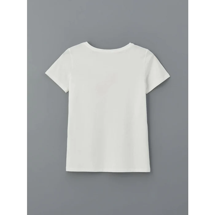 LCW DREAM Pembe Bisiklet Yaka Çiçekli Kadın Kaprili Pijama Takımı