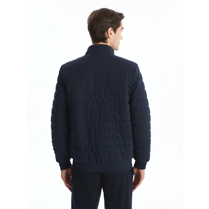 LCW Vision Lacivert Slim Fit Dik Yaka Erkek Mont