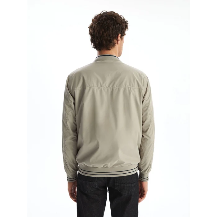 LCWAIKIKI Classic Indigo Çift Taraflı Fermuarlı Erkek Bomber Mont