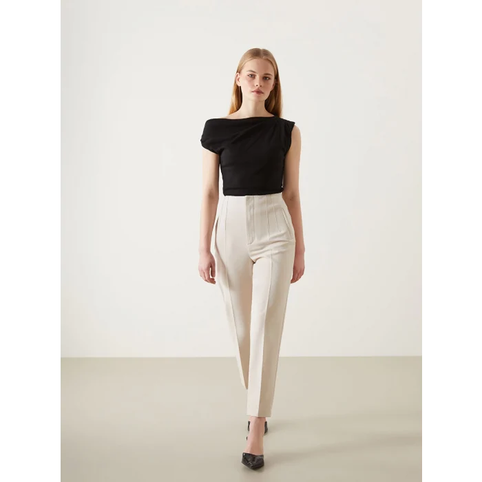 LCW Vision Bej Dar Fit Kadın Pantolon