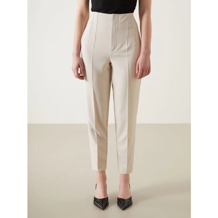 LCW Vision Bej Dar Fit Kadın Pantolon