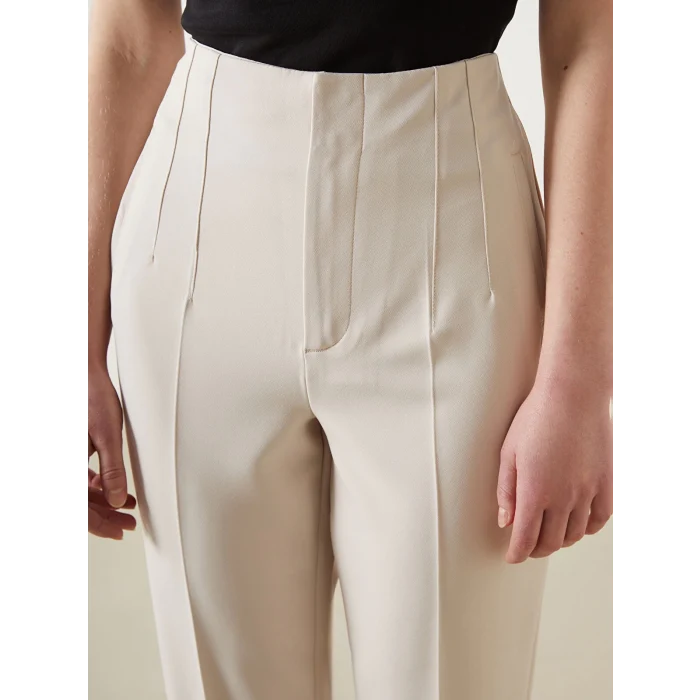 LCW Vision Bej Dar Fit Kadın Pantolon