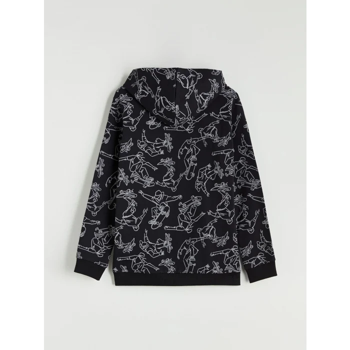 LCW Kids Siyah Kapüşonlu Erkek Çocuk Eşofman Takım