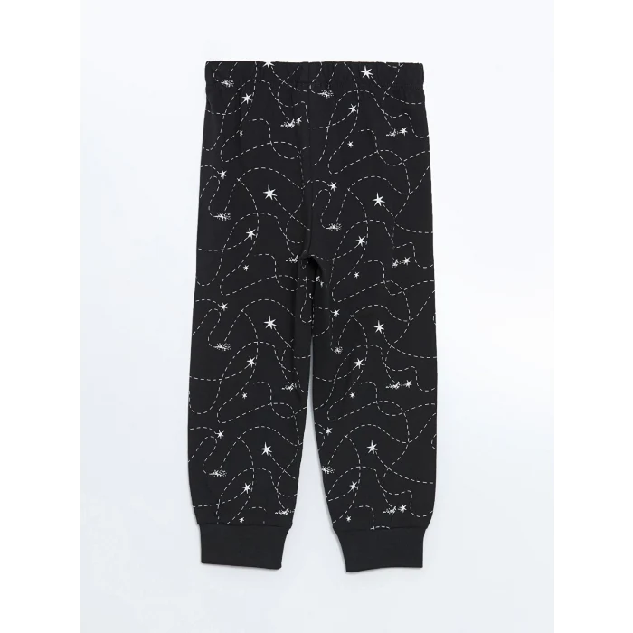 LCW Kids Gri Bisiklet Yaka Erkek Çocuk Pijama Takımı