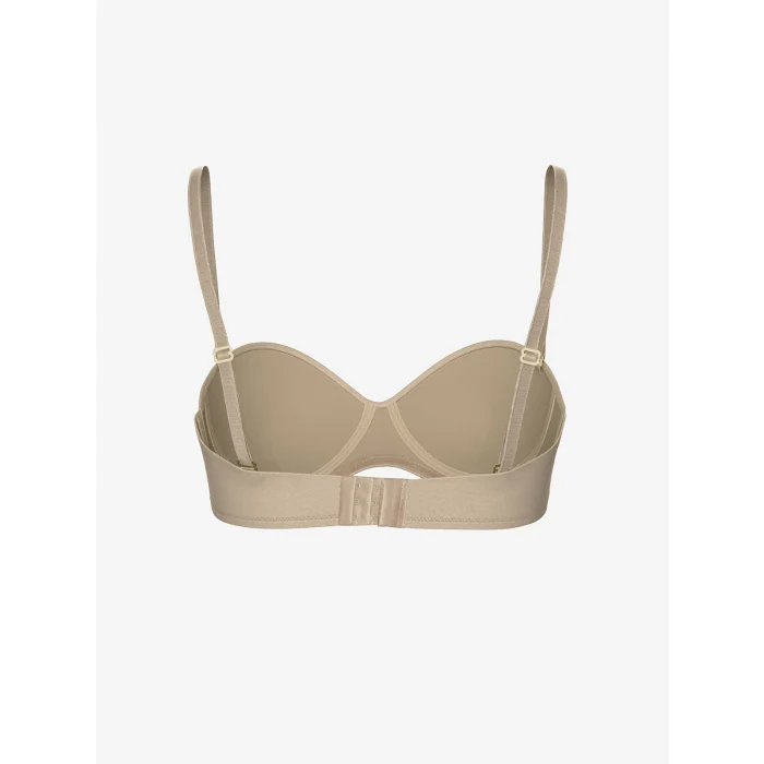 LCW DREAM Pembe Balenli Dolgusuz Düz Straplez Sütyen