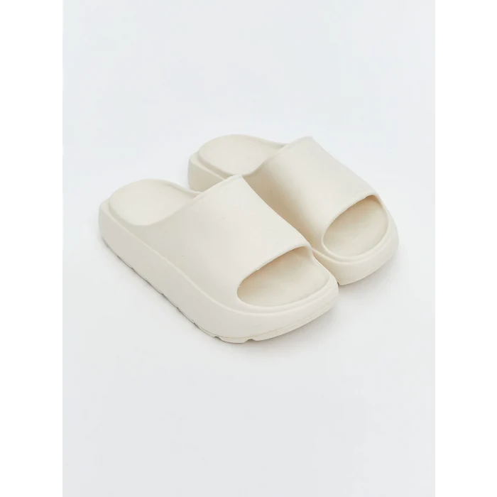 LCW STEPS Bej Kalın Tabanlı Kadın Terlik