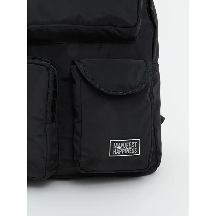 LCW ACCESSORIES Siyah Çok Bölmeli Kadın Sırt Çantası