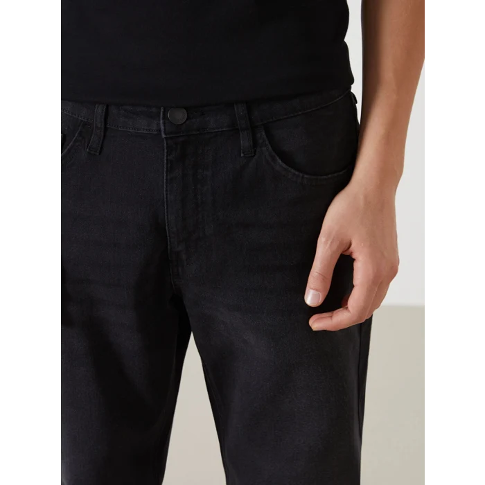 LCW Jeans Siyah 779 Regular Fit Erkek Jean Pantolon