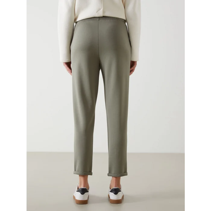 LCW Modest Yeşil Beli Lastikli Kadın Eşofman Altı