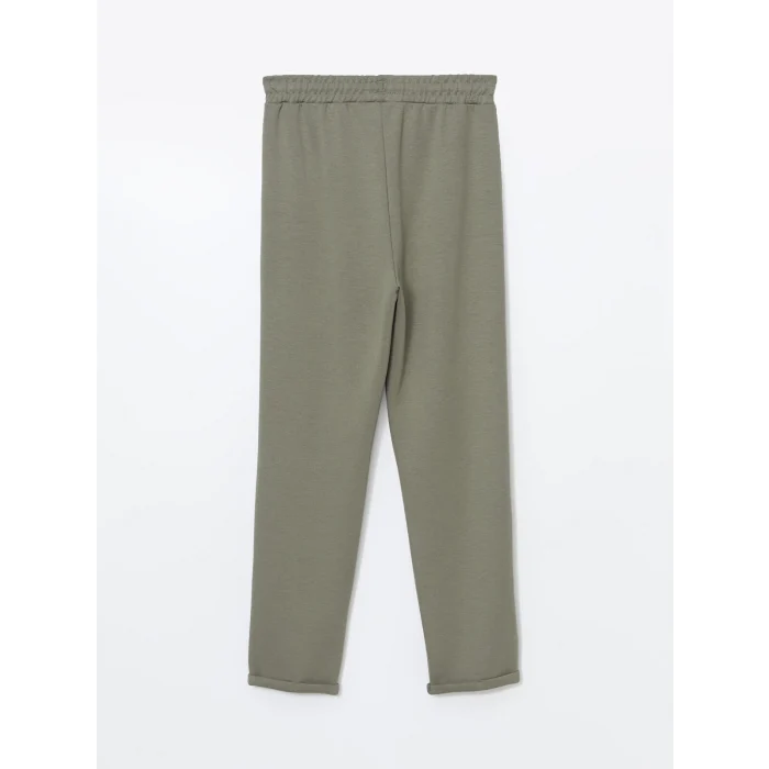 LCW Modest Yeşil Beli Lastikli Kadın Eşofman Altı