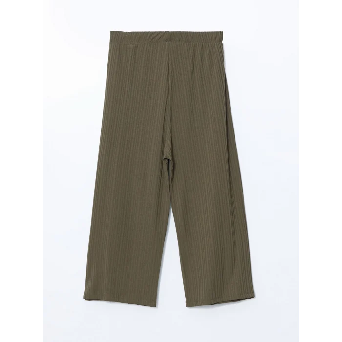 LCWAIKIKI Classic Haki Beli Lastikli Kadın Kapri