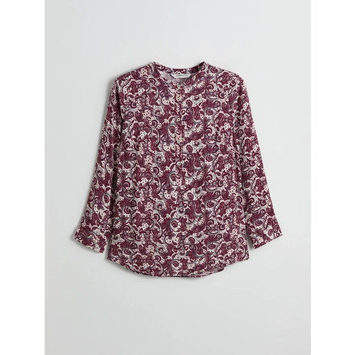 LCW Grace Mürdüm Hakim Yaka Çiçekli Bluz